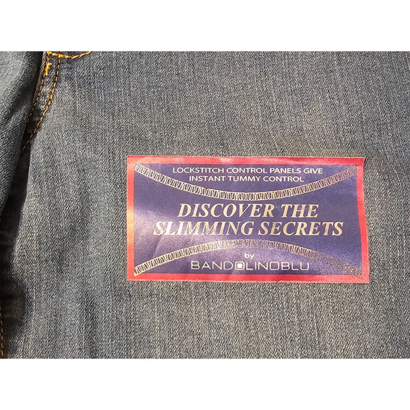 Bandolinoblu Womens Jeans Bootcut Blue Size 8 - Picture 2 of 7